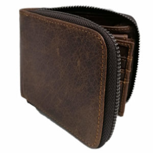 Zipper Wallet - Brown
