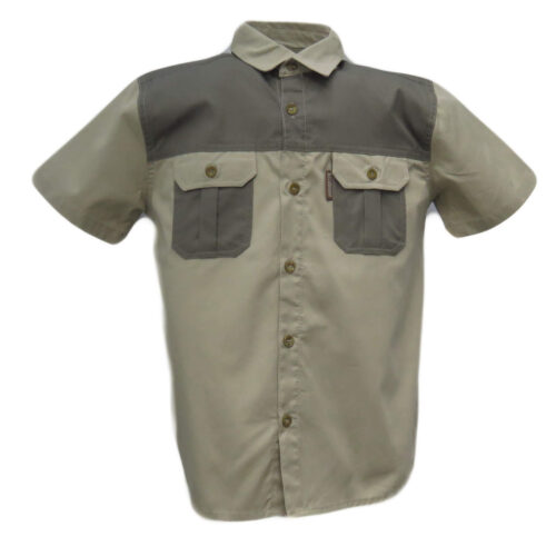 Kiddies Bush Shirt - Stone/Olive