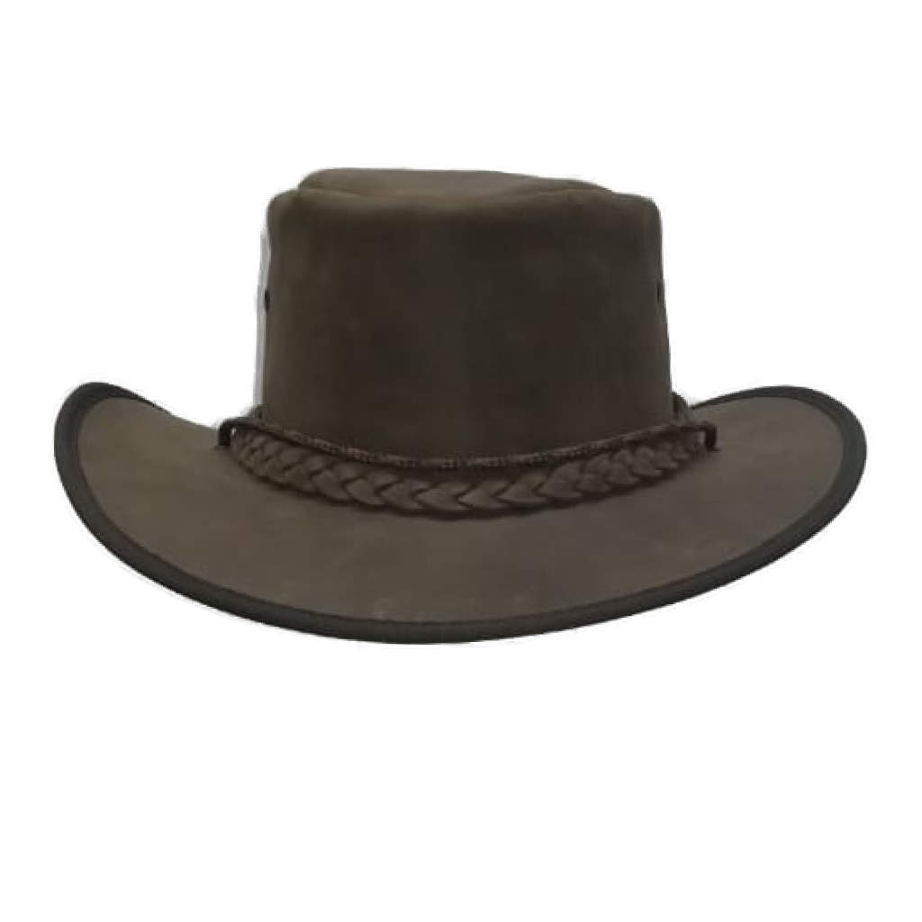 Aussie Full Grain Hat - Kallie Khaki Online Store