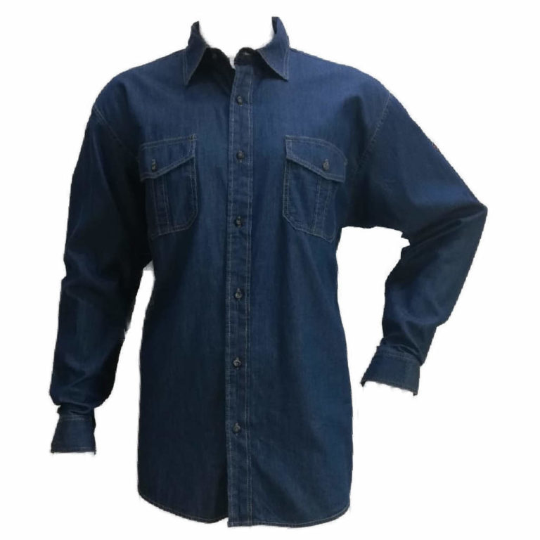 mens khaki denim shirt