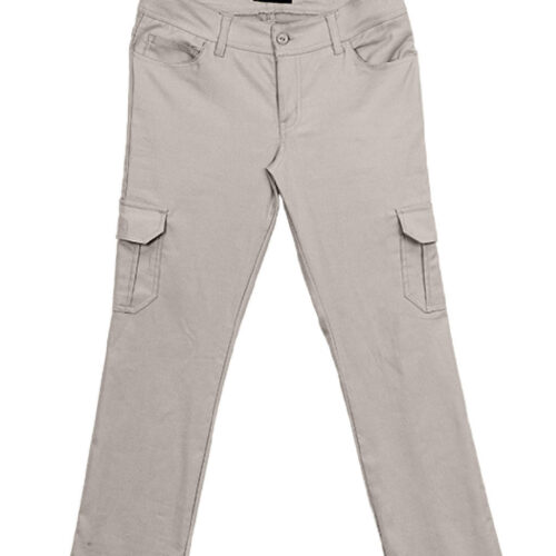 Ladies Cargo Pants Stone