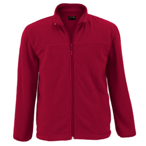 Kids Hybrid Fleece Jacket - Red