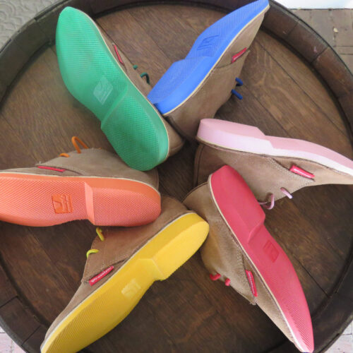 Coloured Sole Vellies