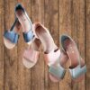 Push-in Leather Sandals